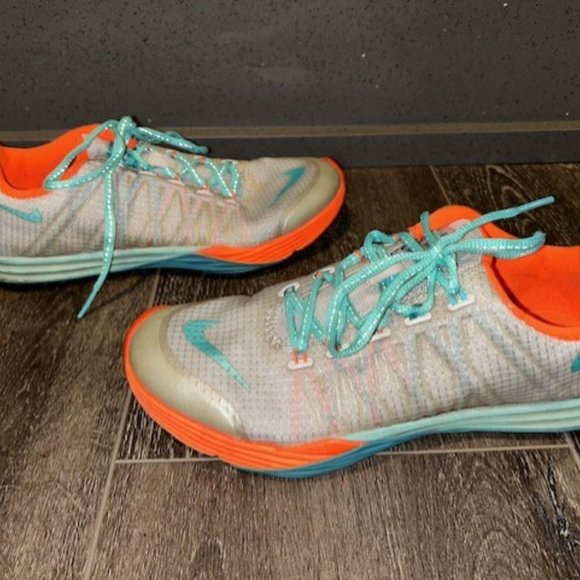 Nike Womens Lunar Cross Element 653528-004 Gray Running Shoes Sneakers Size 8 - Picture 2 of 7